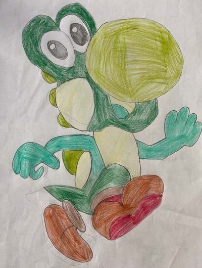 Dessin yoshi enfant