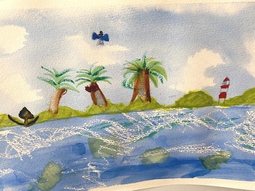 aquarelle enfant