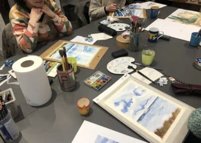 Cours aquarelle ciel