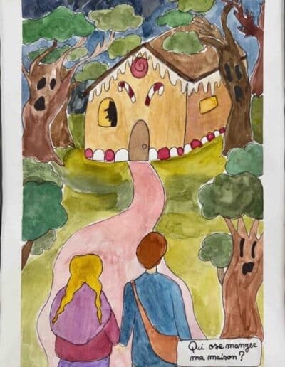 Dessin aquarelle enfant