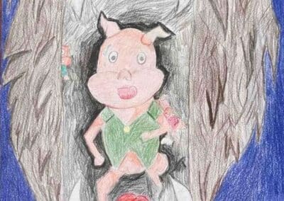 Dessin crayons enfant