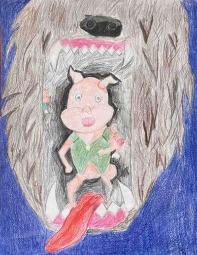 Dessin crayons enfant